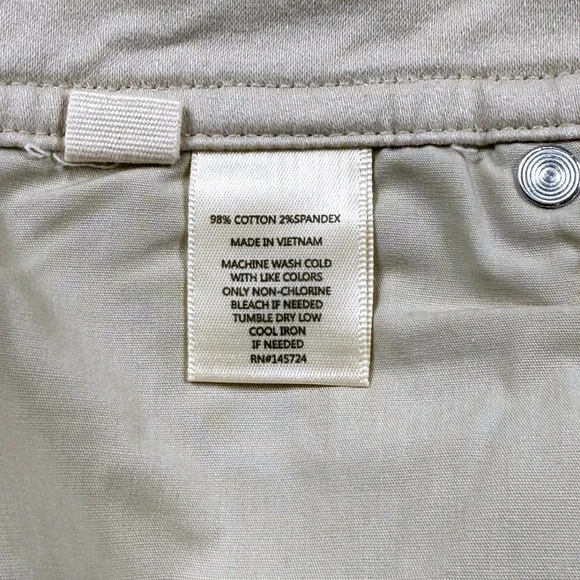 NWT Onward Reserve 5 Pocket Pants Khaki Straight Chino Microfiber Size 40x30 - Picture 9 of 9